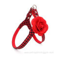 Hot selling eco-friendly luxury flower dog harness